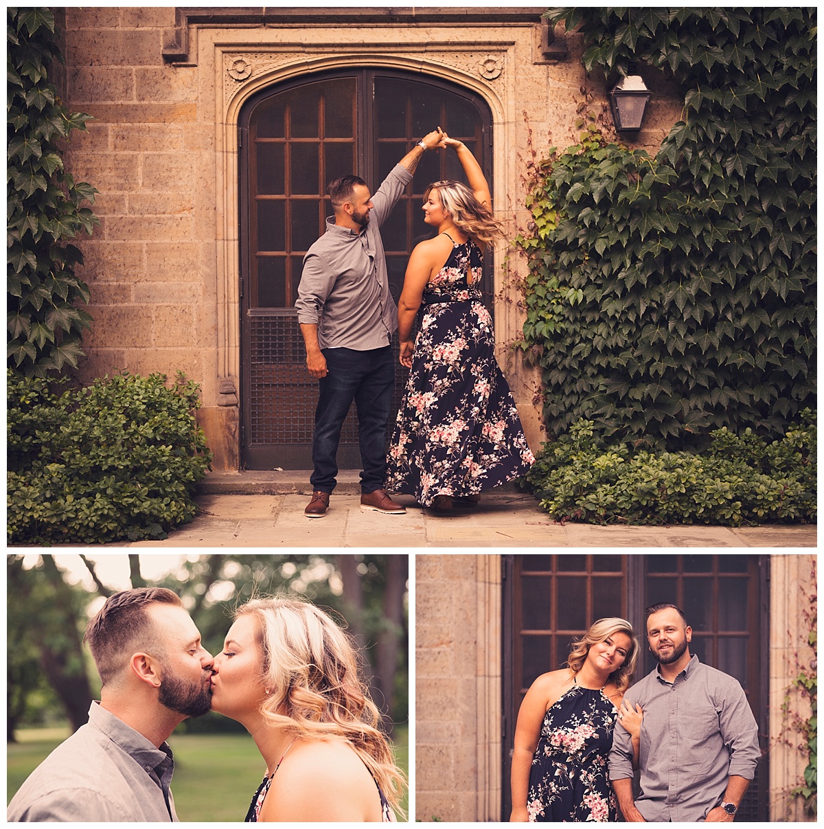 Breanna + Mark // Edsel & Eleanor Ford House Engagement 